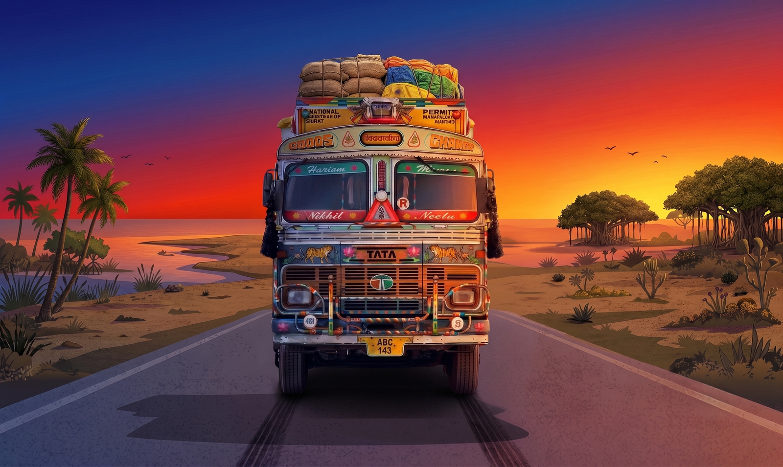 Truck Background